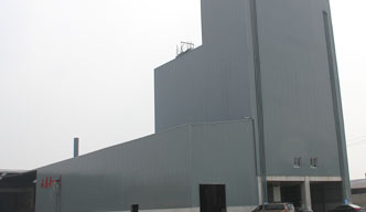 利用天然氣為熱源烘干砂預拌干混