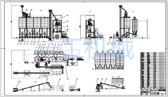 純階段式干混砂漿生產線