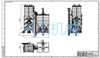 地面皮帶秤布置干混砂漿生產線