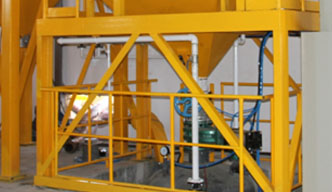 氣力輸送添加小料膩子粉生產設備