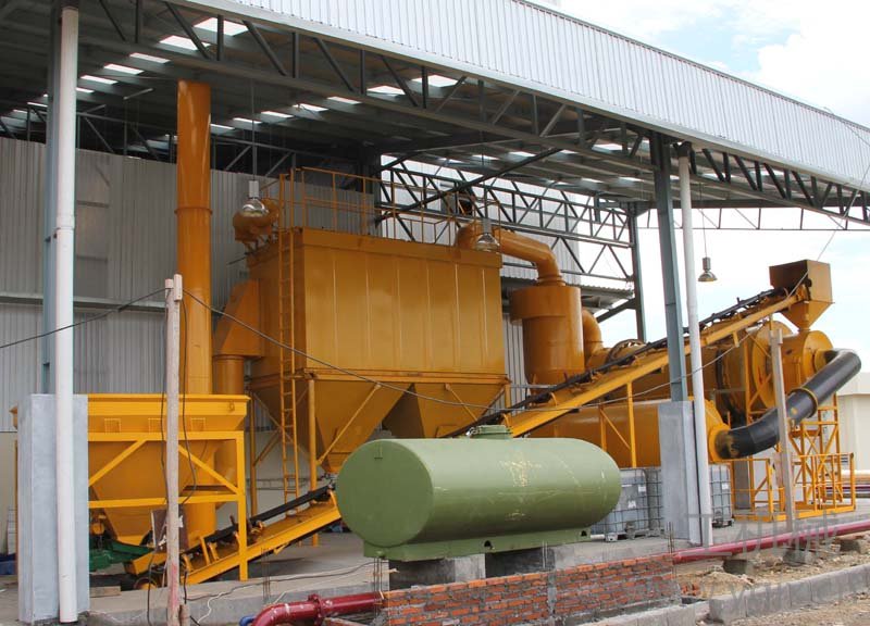 干混砂漿生產線烘干機