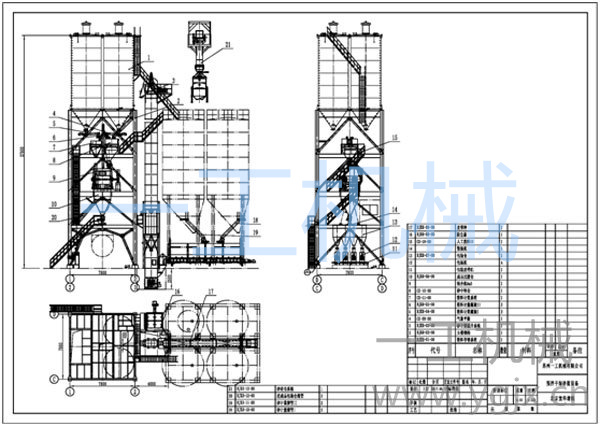 利用建筑垃圾的預拌砂漿生產設備