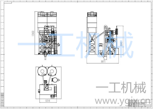 干粉砂漿設備圖紙