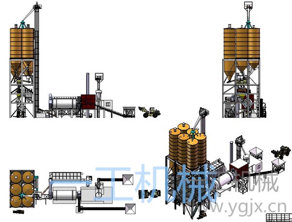 砂漿生產線效果圖