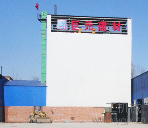 山西巨元建材干粉砂漿生產線外觀